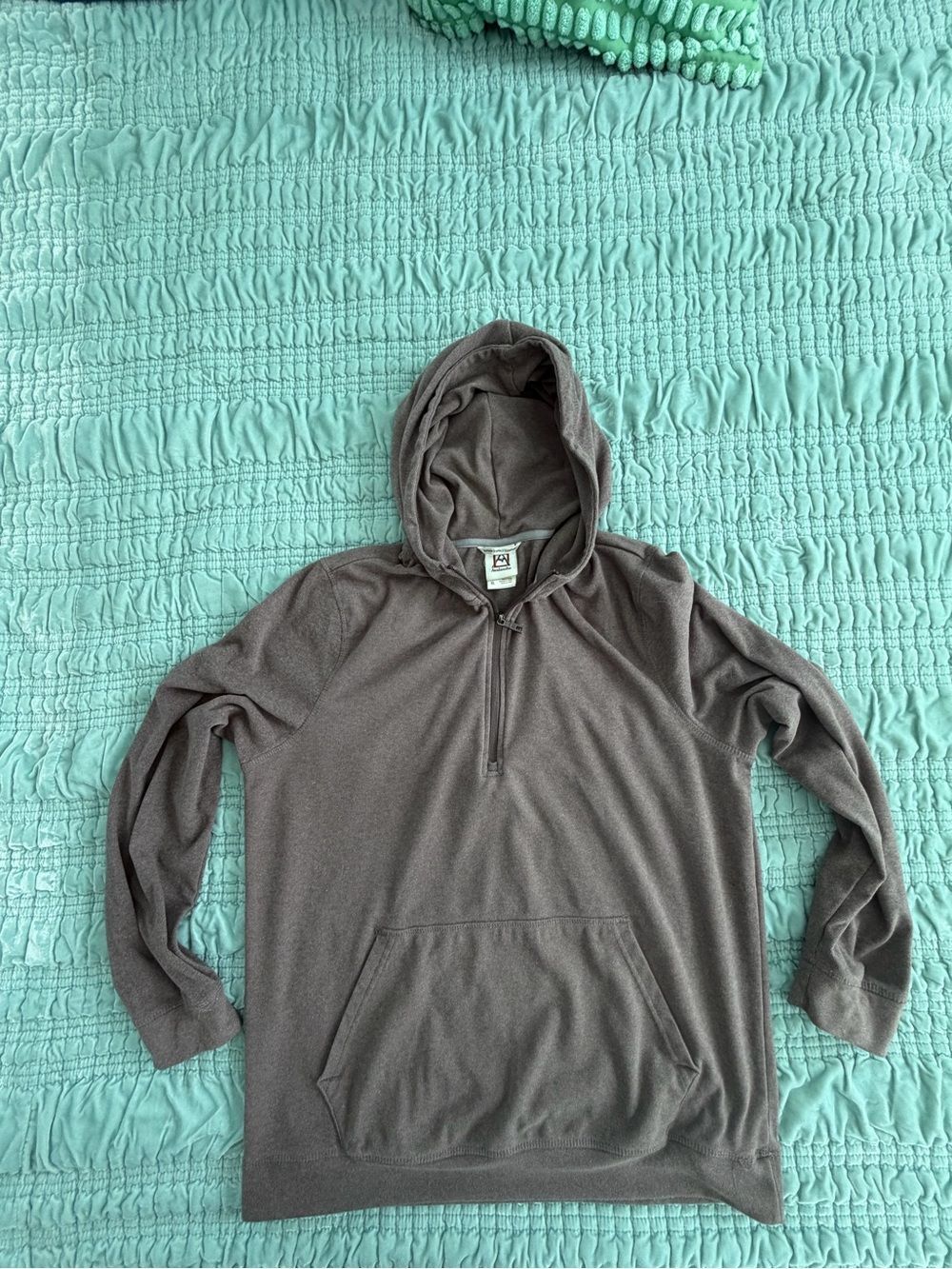Avalanche Lightweight Brown Hooded Pullover Shirt-XL